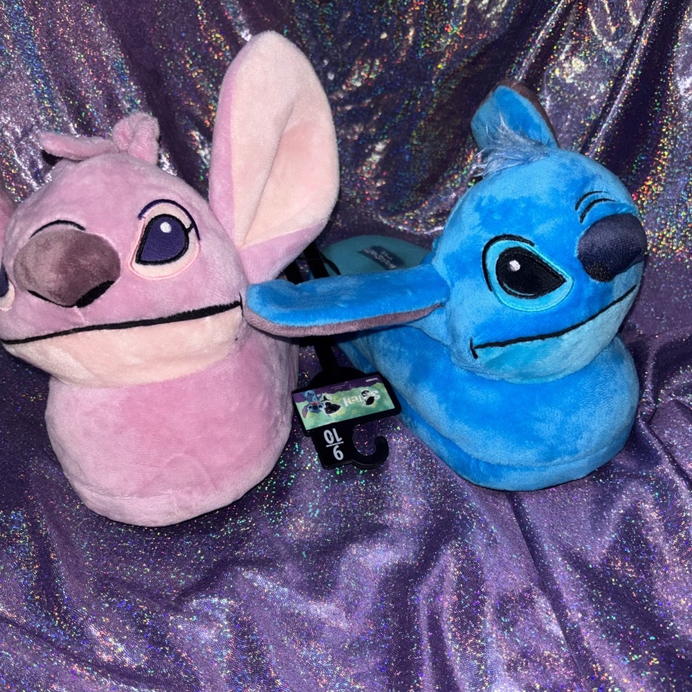Disney Stitch & Angel Slippers